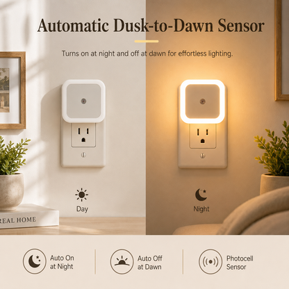 SoftGlow Plug-In LED Night Light