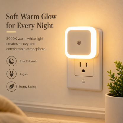 SoftGlow Plug-In LED Night Light