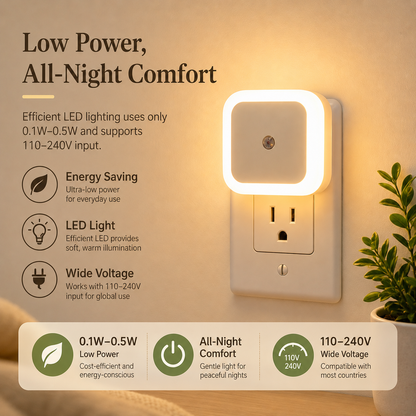 SoftGlow Plug-In LED Night Light